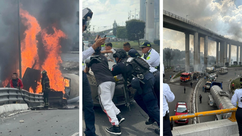 Explosión en Puente de la Concordia, Iztapalapa