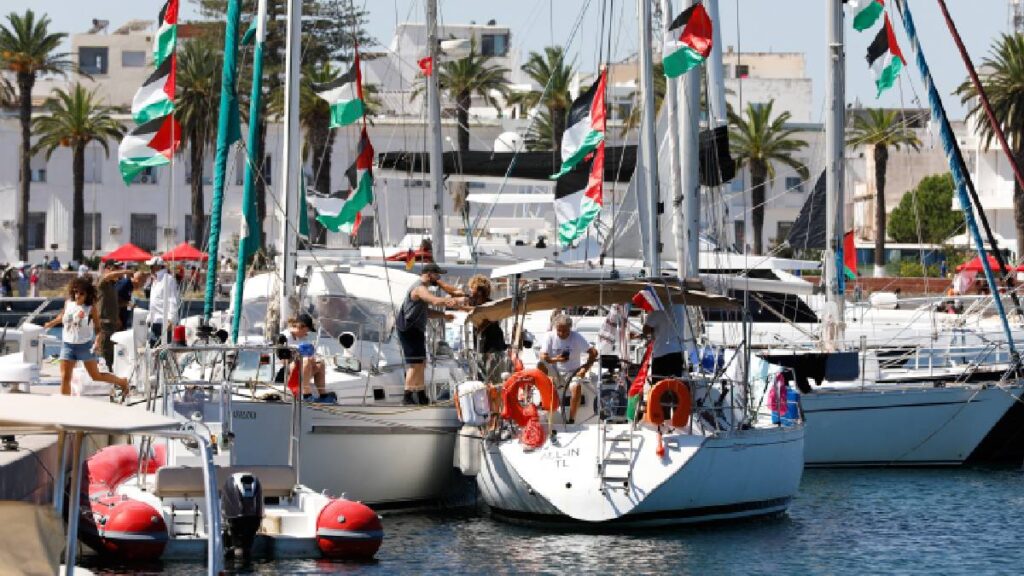 La SRE confirmó que mexicanos en la Flotilla Global Sumud rumbo a Gaza están bien tras reportes de ataques en el Mediterráneo.