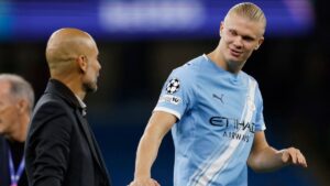 Haaland encamina victoria del Manchester City ante Napoli en su debut en Champions