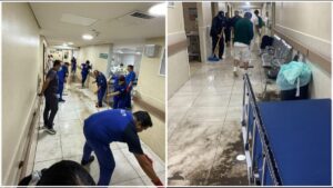 Lluvias en Edomex inundan hospital donde atendieron a víctimas de explosión de pipa