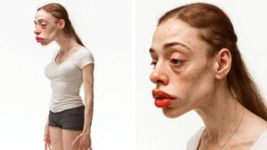 Postura encorvada y piel dañada: así se verán los influencers en 2050, según impactante modelo digital 