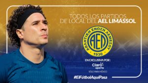 ¡Claro Sports es la nueva casa de Memo Ochoa! No te pierdas todos los partidos de local del AEL Limassol