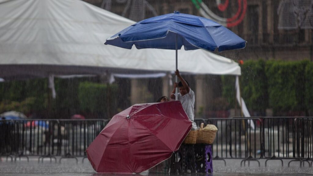 Lluvias en la CDMX