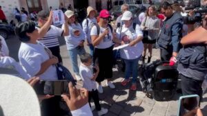 Madres buscadoras de Zacatecas protestan en memoria de Ada Karina