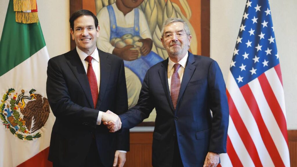 Marco Rubio y Juan Ramón De la Fuente
