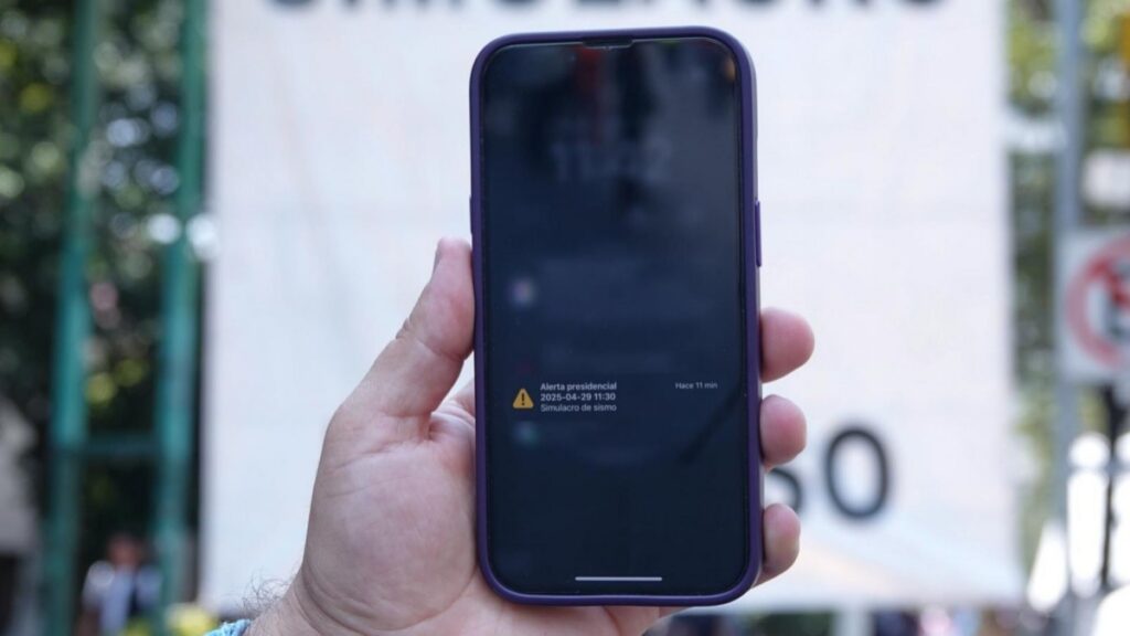 ¡No te asustes! Sonará tu celular durante el Simulacro Nacional