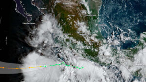 Huracán Narda: sigue su trayectoria en vivo desde tu celular y ve cómo afectará el clima