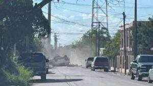Bloqueos en Matamoros tras agresión a policías; hay lesionados