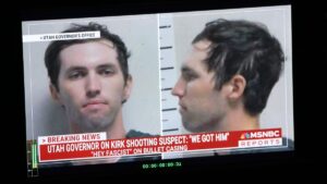 Difunden la primera imagen policial del presunto asesino de Charlie Kirk