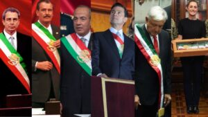 Así ha cambiado la banda presidencial de Zedillo a Claudia Sheinbaum