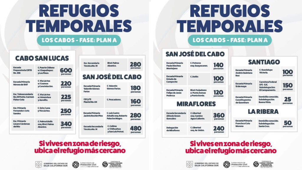 Refugios en Baja California Sur