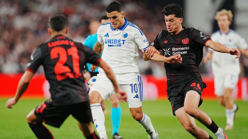 Copenhagen y Bayer Leverkusen empatan en la jornada 1 de la Champions