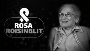 Murió Rosa Roisinblit, histórica vicepresidenta de Abuelas de Plaza de Mayo, tenía 106 años