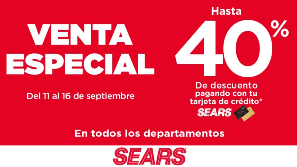 Sears arranca su Venta Especial: ¡estrena muebles, pantallas, electrodomésticos y más!