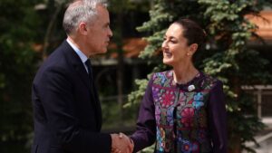 Sheinbaum y Carney se reunirán en Palacio Nacional para impulsar comercio México-Canadá