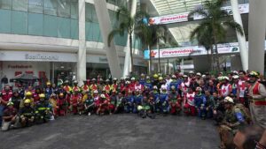 Reforma 222 se convierte en zona cero durante simulacro en CDMX