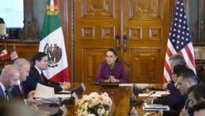 Sheinbaum y Rubio pactan seguridad con 4 ejes clave