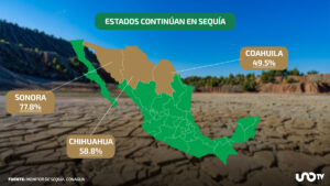 Sequía y calor ponen en riesgo cultivos en el norte del país