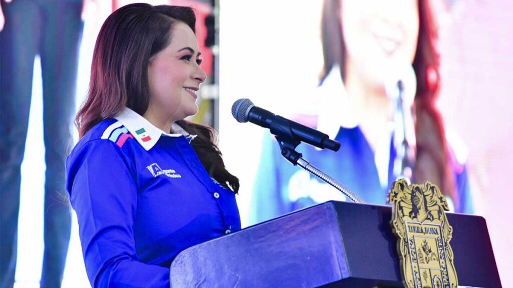 Tere Jiménez, gobernadora de Aguascalientes.