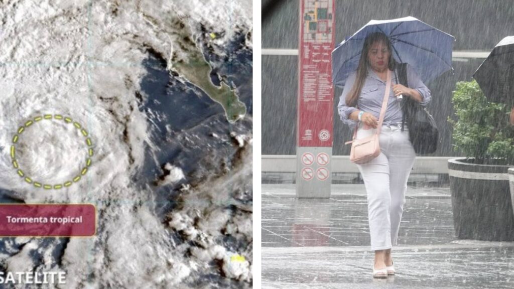 Tormenta Mario Lluvias Mexico