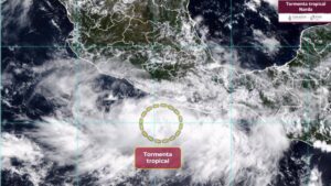 Se forma la tormenta tropical Narda: alerta de lluvias intensas y oleaje en el Pacífico mexicano