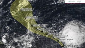 Trayectoria de tormenta tropical Gabrielle: pronóstico y distancia con costas mexicanas