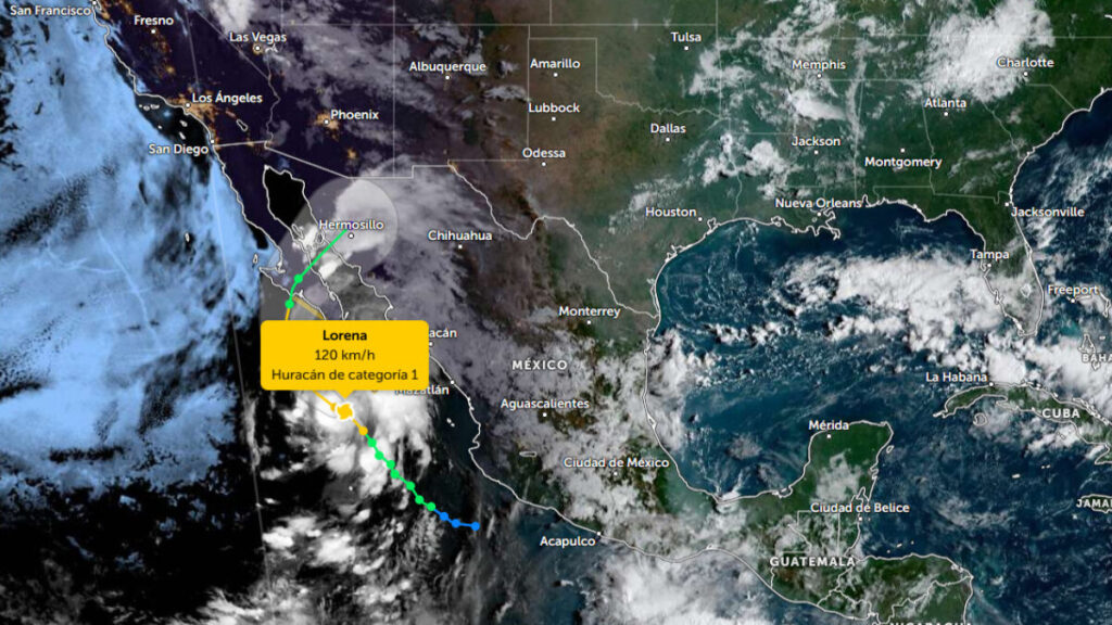 Así puedes seguir el huracán Laura en tu celular