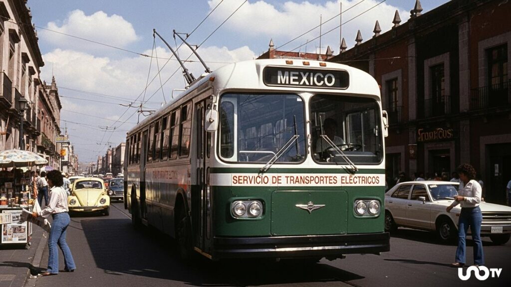 Transporte en CDMX en 1985.