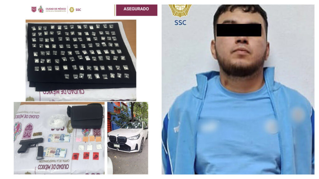 Detienen a el “Irving” en CDMX, ligado a La Unión Tepito.