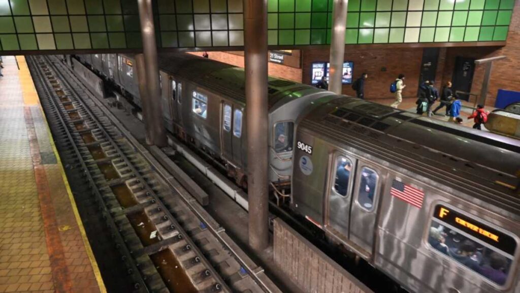 "Subway Surfing" reto en Nueva York