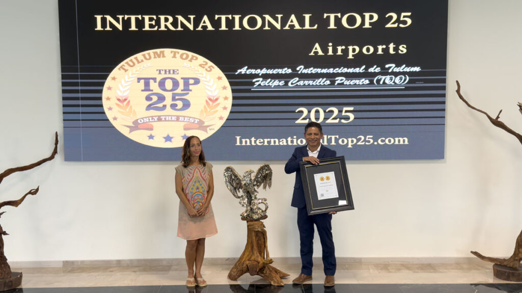 Recepción de galardón