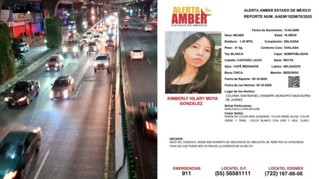 Familiares de Kimberly estudiante desaparecida bloquean Periférico Norte