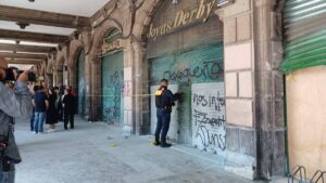 Así amaneció el Centro Histórico tras marcha del 2 de octubre