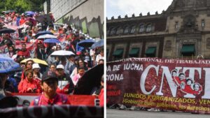 CNTE cancela marchas en CDMX este 17 de octubre