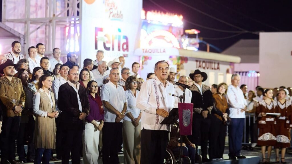 Con mensaje de unidad, Américo Villarreal inaugura la Feria Tamaulipas 2025