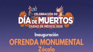 ¿Cuándo se inaugura la Ofrenda Monumental de Día de Muertos en el Zócalo de la CDMX?