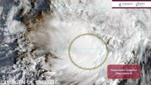 Se forma la depresión tropical Diecisiete-E frente a las costas de Guerrero