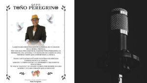 La Sonora Dinamita se despide de su vocalista Toño Peregrino: “Las leyendas como tú no mueren”