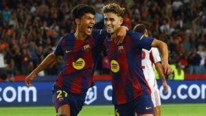 Barcelona aplasta al Olympiacos con un Fermín encendido