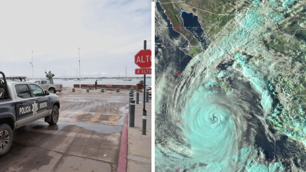 Huracán Priscilla a Baja California Sur.
