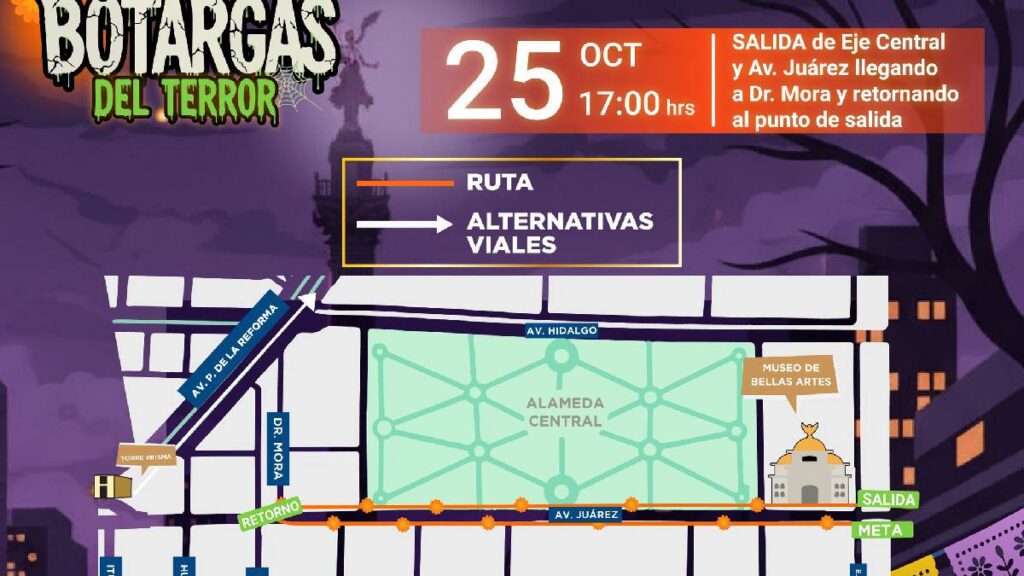 cierres-viales-este-25-de-octubre-por-la-carrera-de-botargas-del-terror-en-cdmx
