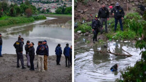 Buzos buscan a Kimberly Moya en la Presa Los Cuartos