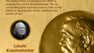 El escritor húngaro László Krasznahorkai gana el Nobel de Literatura 2025