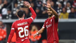 El Liverpool aplasta al Eintracht Frankfurt en la Champions League