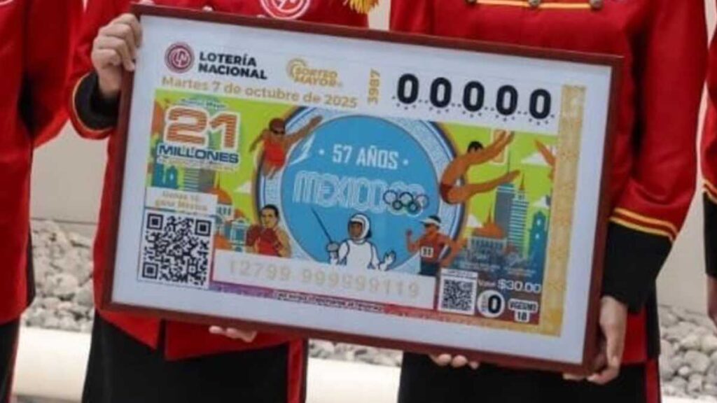 Lotería Nacional conmemora Juegos olímpicos de 1968