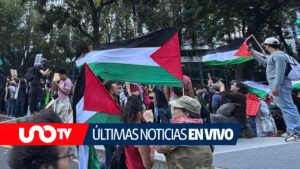 EN VIVO: Marcha pro-Palestina llega a la Embajada de EE. UU.