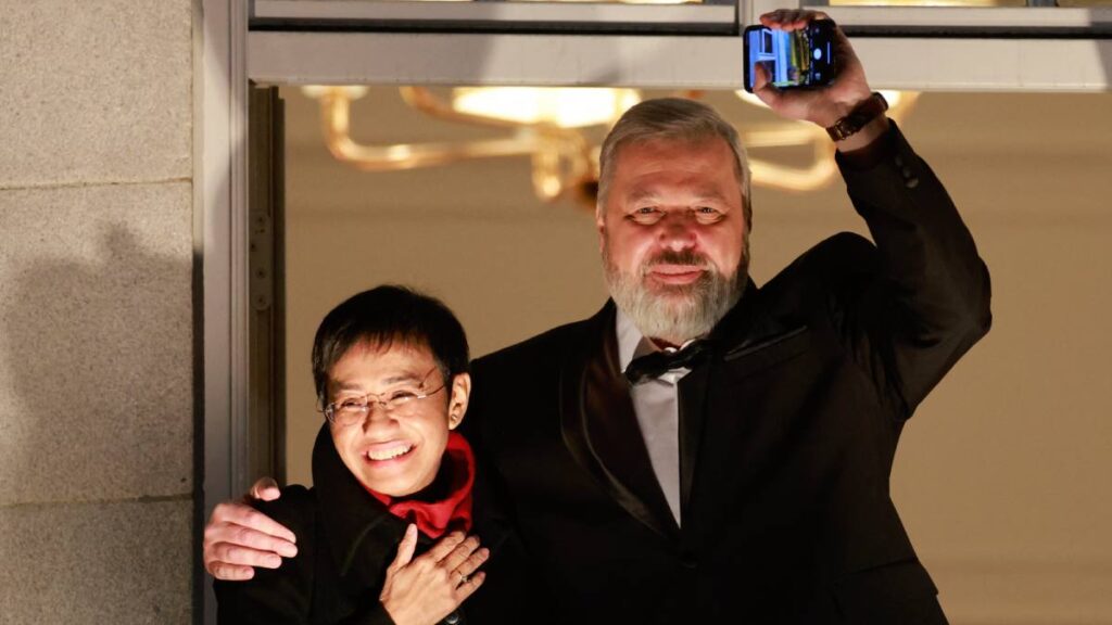 Premio Nobel Paz Dmitry Muratov Maria Ressa