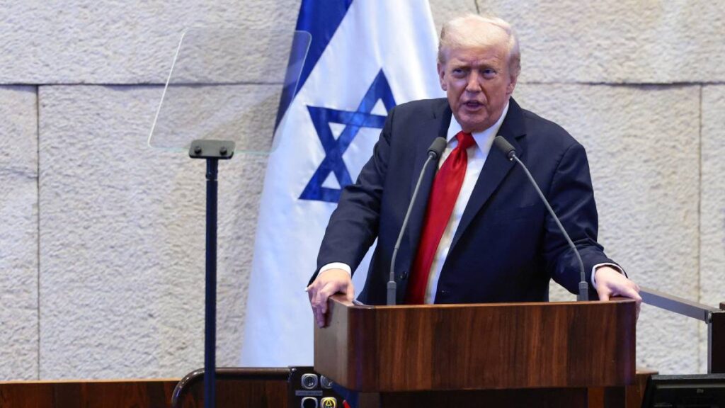 Trump promete era dorada para el parlamento israelí. Reuters