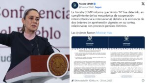 Sheinbaum y Fiscalía CDMX confirman detención de Simón Levy; él lo niega