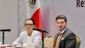 Rosa Icela Rodríguez y Samuel García abordan la Reforma Electoral en Monterrey